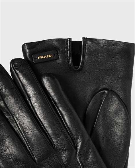 prada womens leather gloves|prada nappa leather gloves.